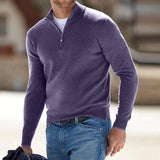 Jay – Men's V-neck jumper in a soft cotton blend
