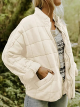 Vera – Women's oversized-look transitional jacket, warm and comfortable