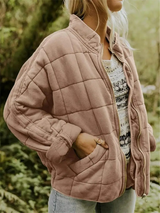 Vera – Women's oversized-look transitional jacket, warm and comfortable