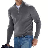 Jay – Men's V-neck jumper in a soft cotton blend