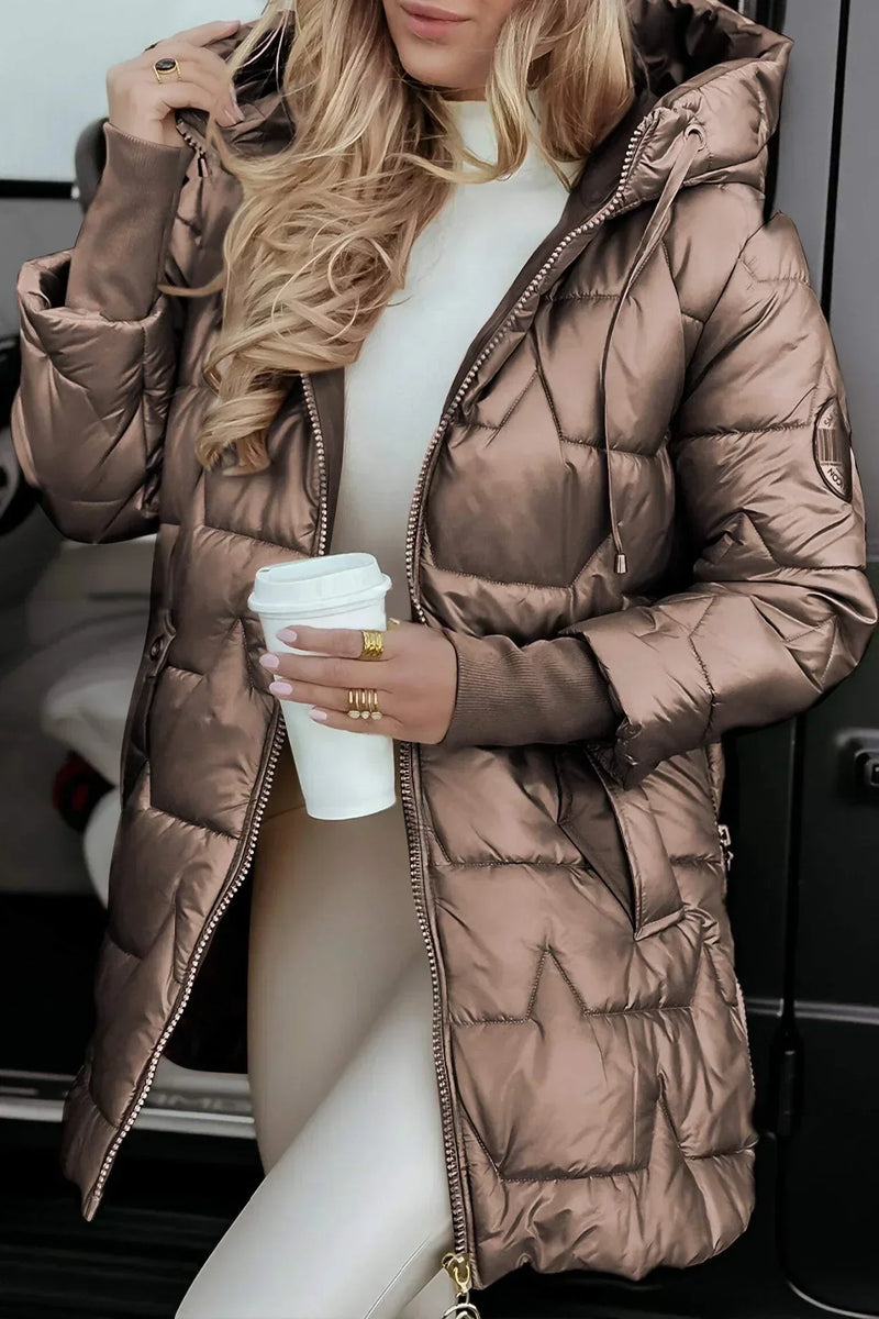 Noa – Stylish winter jacket with hood and lining