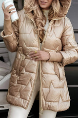Noa – Stylish winter jacket with hood and lining