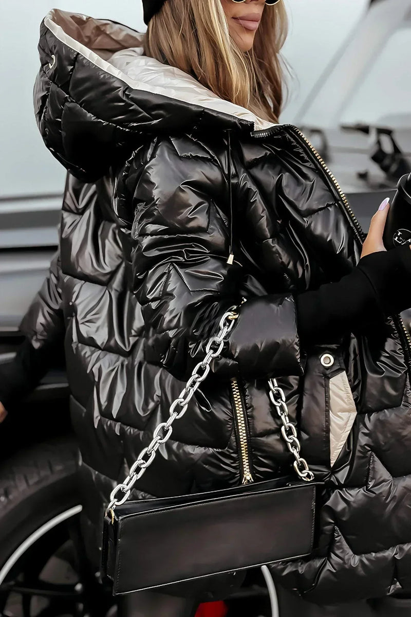 Noa – Stylish winter jacket with hood and lining
