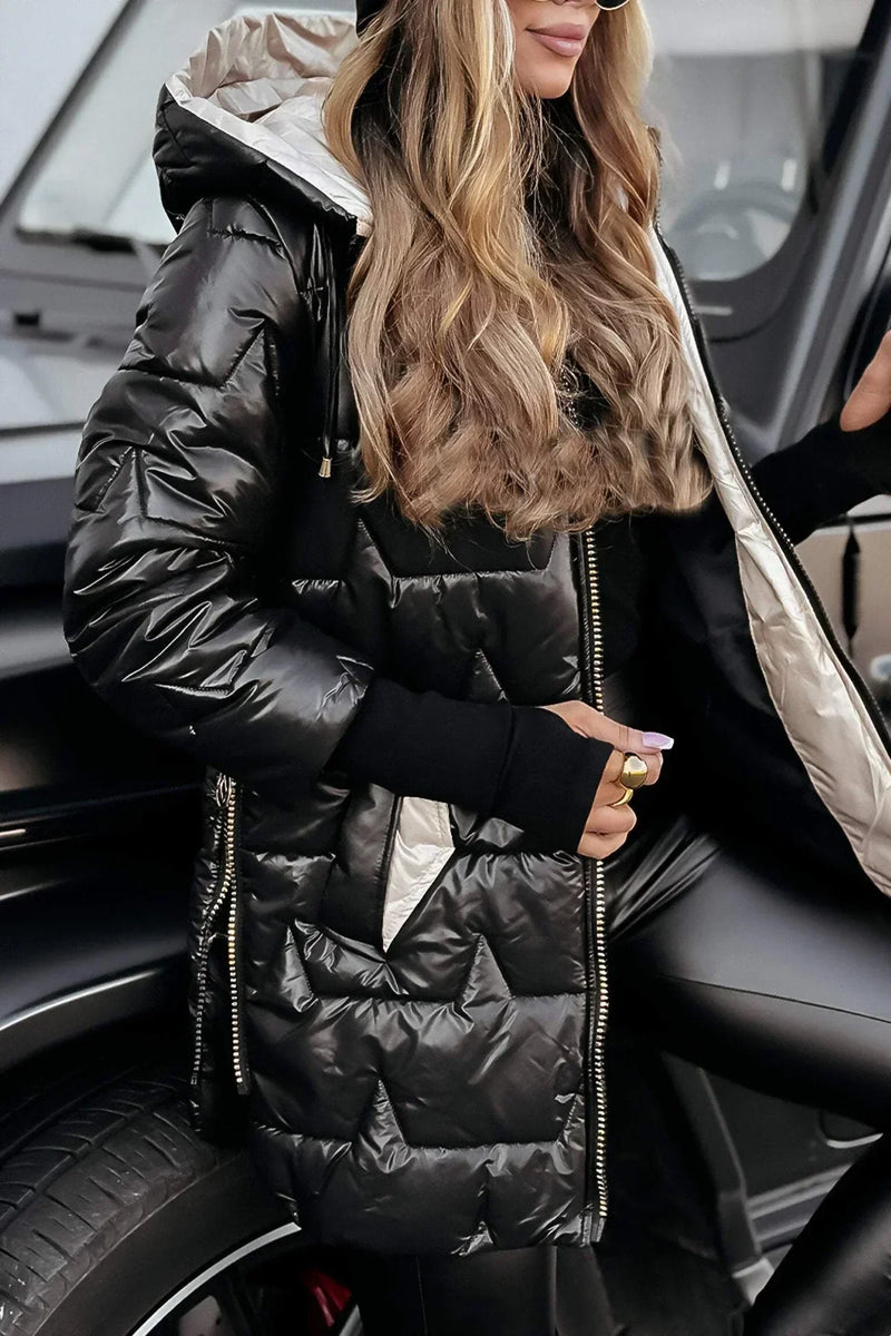 Noa – Stylish winter jacket with hood and lining