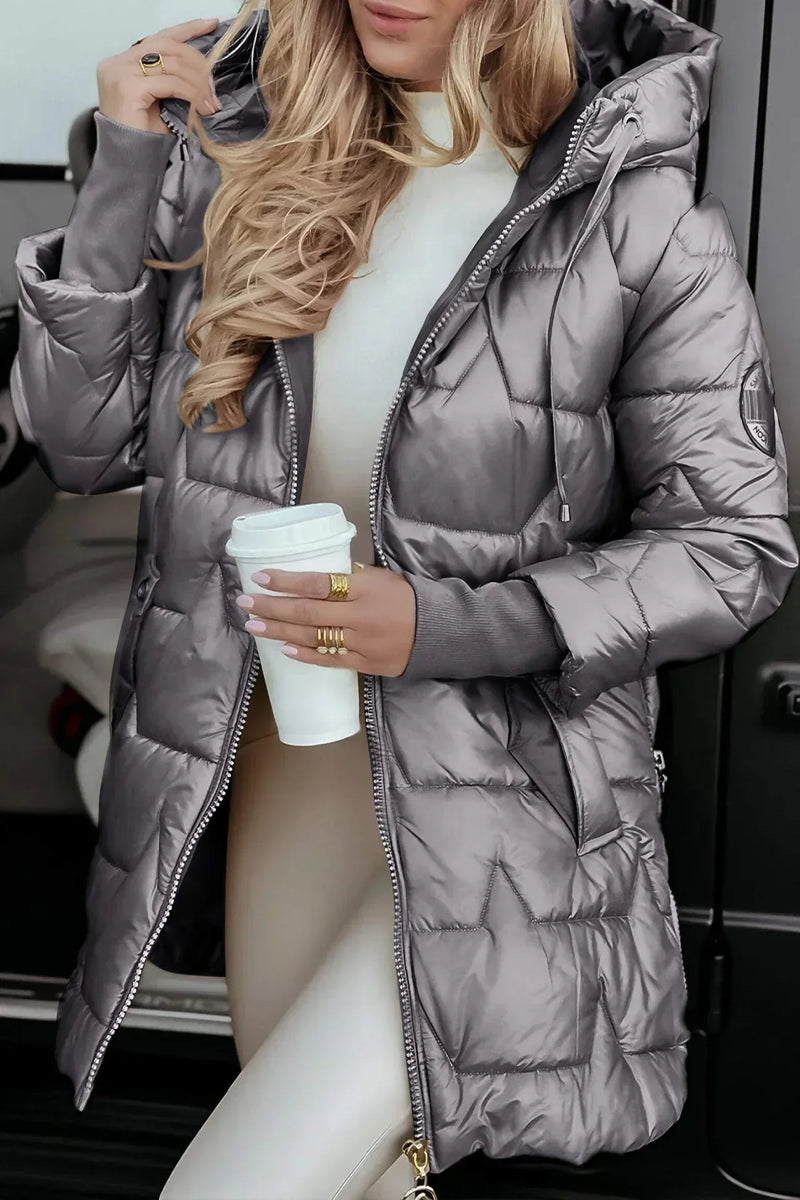 Noa – Stylish winter jacket with hood and lining